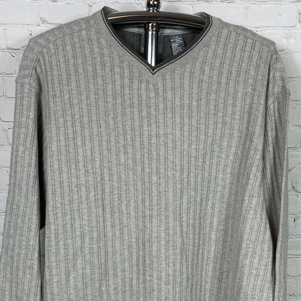 NWT VINTAGE 90'S QUICKSILVER MEN'S "REFLEX" V-NECK SWEATER